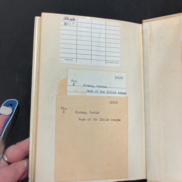 1958 Lank of the Little League by Curtis Bishop Ex Libris 4th Print AAA3540DTG - Picture 5 of 14